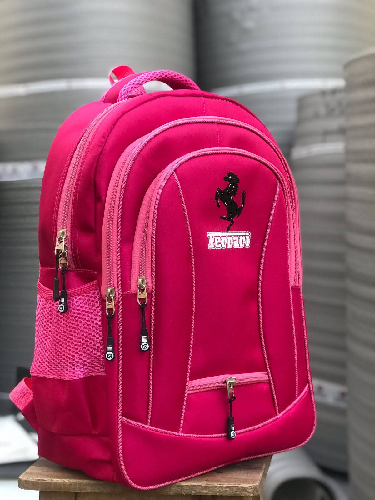 Premium Quality Ferrari logo School bag