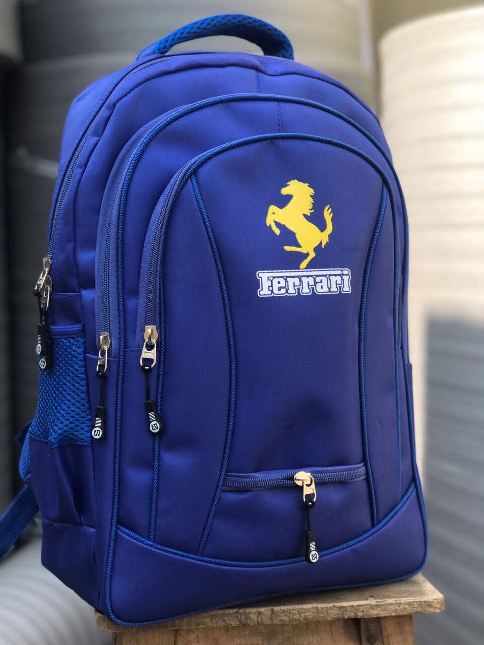 Premium Quality Ferrari logo School bag
